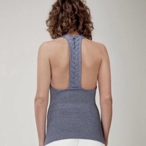 C/MEO Collective Tank Lace-up Back Blue Size XS